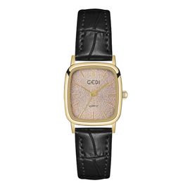 Womens quartz small dial leather strap high-quality Christmas exquisite gift designer watch women