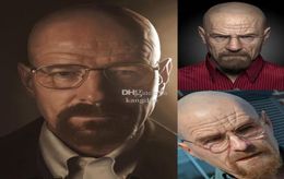 Festival party masks Movie Celebrity Latex Mask toy Breaking Bad Professor Mr White Realistic Costume helmet mask Halloween Cospl37055440