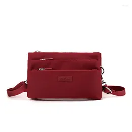 Drawstring Nylon Women Shoulder Bag Small Crossbody Bags High Quality Messenger Daily Girls Elegant Female Mobile Phone Wallet Handbags