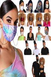 Designer Design Face Masks Protective Mask ultravioletproof Dustproof Riding Cycling Sports Print Mouth Masks Men And Women Outdo8764624