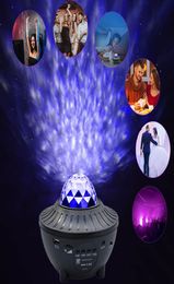 USB water pattern flame light bluetooth music ocean star lights projector light night lamp laser water pattern projector light6158980