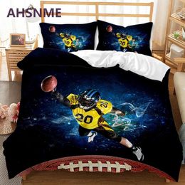 Bedding Sets AHSNME 3D Rugby Set Print Quilt Cover For King Size Market Can Be Customized Pattern Pos Jogo De Cama