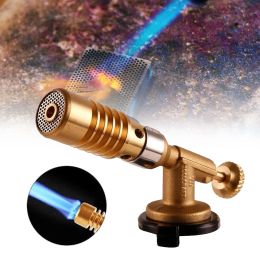 Guns Portable Gas Torch Flame Gun Blowtorch Copper Flame Butane Gasburner Lighter Heating Welding Outdoor Camping Bbq Tool Spray Gun