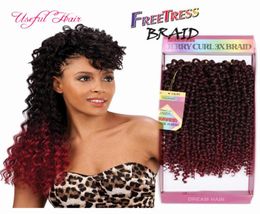 Crochet synthetic braiding hair 3pcslot crochet braids hair prelooped savana jerry curly weave Hair Extensions 2020 new fashion m5675805