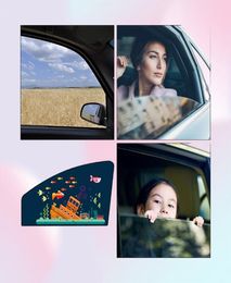 Shade High Quality Car Sunscreen Curtain And Heat Insulation Sunshade Sun Visor Side Window Magnetic Retractable4913852