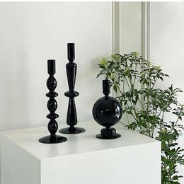 Candle Holders For Home Decoration Glass Wedding Centerpieces Tables Stick Holder Candlestick