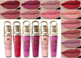 CmaaDu 20 Colours Thread Tube Radish Head Matte Metal Pearl Longlasting Makeup Lip Gloss Easy to Carry Cosmetic5628605