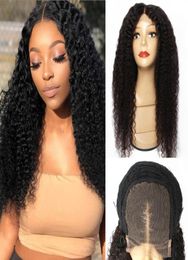Kisshair 4x4 Closure Wig 13x4 Lace Frontal Wig Jerry Curly Brazilian Virgin Remy Human Hair Handtied 1228 Inch African American 6675538