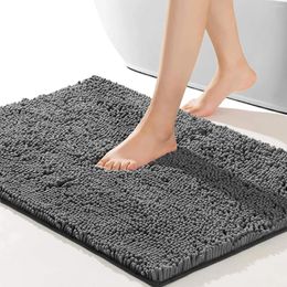 Bath Mats Bathroom Entry Bathtub Outlet Mat Soft Absorbent Quick-dry Home Kitchen Non-slip Anti-dirty Non-wipe Floor Gift