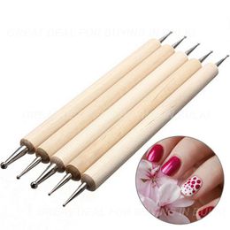 Easy To Use Painting Professional-quality Results Drawing Durable Wooden Materials Suitable For Various Nail Art Designs Wooden