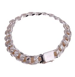 Fine 925 Sterling Silver BraceletXMAS New Style 925 Silver Chain Charm Bracelet For Women Men Fashion Jewellery Gift Link Italy Per1383360