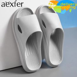 Shower Slipper Men Summer Indoor Floor Nonslip EVA Slides Couple Family Beach el Bathroom Sandal Antislip 240412