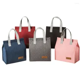 Dinnerware Reusable Insulated Lunch Bag Leakproof Simple Bento For Women Men Box Container