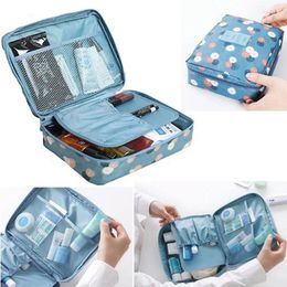 Storage Bags Travel Portable Bag Zipper Multi-functional Waterproof Nylon Cosmetic