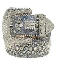 2023 DesignerBelt Simon Belts for Men Women Shiny diamond belt Black on Black Blue white multicolour with bling rhinestones as gift22333909069