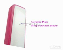 lowest Hair Straightening Ceramic Flat Iron Straightener Mini Protalbelhair tools 20pcslot 9525959