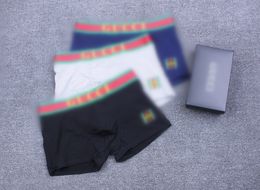 3pcs Brand Letter Underpants 3PCS Sexy Men Underwear Low Rise Printing Thongs Breathable Jockstrap Mens Briefs With box