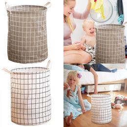 Laundry Bags Foldable Dirty Clothes Cloth Art Cotton Storage Bucket Animal Toys Waterproof Household Basket Baskets