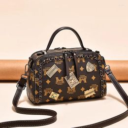 Shoulder Bags 2024 Spring Summer Women's Trendy Fashion Crossbody Bag Ladies Small Square Retro Handbag