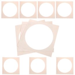 10 Sheets Calligraphy Paper Fan Rice Mirrors Tracing Bamboo Pulp Blank Chinese Papers