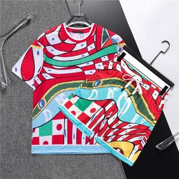 Summer Mens Tracksuits Designe Two-piece sports suit Classic F letter printing short sleeve sportswear sportswear cotton jogging suit casual wear e2