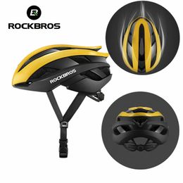 ROCKBROS Bicycle Helmet Cycling Ultralight Road Bike Helmet MTB Scooter Helmet Caps Motorcycle Helmet Casco Ciclismo 240409