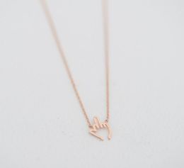 Fashionable finger pendant necklaces Uncivilised gestures middle finger pendant necklaces Originality style necklaces first gift f3186232