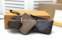 9A TRIO Messenger Bag Eclipse Reverse Canvas Mens Crossbody s 3 Piece Set Fashion Leather Man Shoulder With Purse Wallet Clutch M62079810