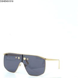 New Fashion Design Sunglasses Pilot Metal Frame Shield Lens Classic Monogram Style Popular Outdoor Protection Glasses Top Quality