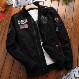 Men's Jackets 2024 Bomber Autumn Fashion Slim Fit Waterproof Windproof Flight Plus Size Casual Clothing