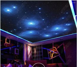 Wallpapers Custom Po Wallpaper 3d Ceiling Murals Zenith Mural Sky Stars Wall Papers For Living Room Decoration