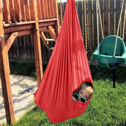 Hammock Swing Chair Portable Swing Chair For Outdoor Wear Resistant Portable Large Hang Rope Swing For Patio Backpacking Travel