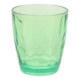 Cups Saucers Cup Acrylic Drinking Glasses Water Plastic Tumblers Clear Bar Mug Iced Color Assorted Tea Beverage Unbreakable Reusable
