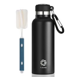 FEIJIAN Thermos Portable Water Bottle Stainless Steel Thermal Cup Leakproof Flask Mini 500ML600ML 240407