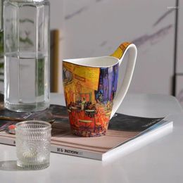 Mugs Fashion Espresso Original Breakfast Ceramic Personalised Mug Creative With Lid Tazas Desayuno Originales Ramadan Cups