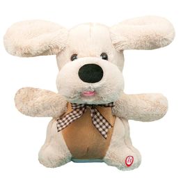Foreign Trade Electric Dog Plush Toys Will SingClap Hands And EarsAnimal Doll Gifts Customised Wholesale 240401