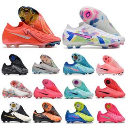 Phantom GX 2 Elite FG Erling Haaland Football Boots Barna Bright Crimson Low-Top Mad Ready Phantom GX II Soccer Cleats Vortex Pack Generation Ready Shadow Soccer Shoes