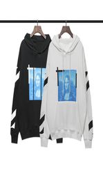 Off Designer Fashion Hip Hop Oil Painting Print Mens Hoodies Arrow X Printed Hoodie Unisex Women Hooded Casual Harajuku Pulloveres2707604