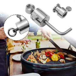 Tools BBQ Oven Balance Skewer Rod Limiter Rotisserie Stainless Steel Roast Chicken Home Kitchen Accessories Household Gadget