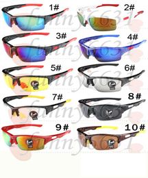 summer man sport Cycling sunglasses spectacles women Bicycle goggle Sports Outdoor Dazzle colour driving glasses 10colors 1770732