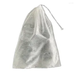 Storage Bags Non Woven Fabric Washing And Drying Shoe Bag With Drawstring Dust Cover Small White Shoes Anti Yellow