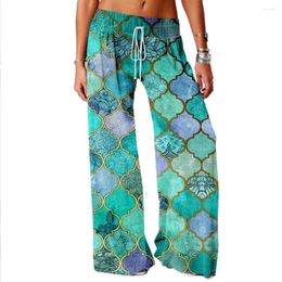 Frauenhose Sommer Frühling Grafik Lose Yoga Mode Vintage Frauen Streetwear Y2K Hosen trendy stilvolle Pantalon elegant