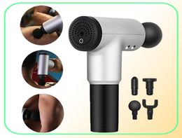 6Gear Electric Deep Tissue Pure Wave Percussion Massager Gun Handheld Body Fascia Back Massager Muscle Vibrating Relaxing Tool3359346