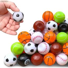 Decompression Toy 34PCS Mini Fidget Spinner Return Sports Soccer Balls Basketball Table Tennis Mix Toys Gifts for Kids Birthday Party FavorsL2404