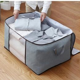 Storage Bags Large Clothes Bins Foldable Closet Organisers Containers With Durable Handle For Clothing