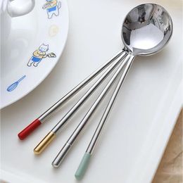 Coffee Scoops 304 Stainless Steel Dessert Spoon Creative Soup Scoop Long Handle Spoons For Ice Cream Tableware