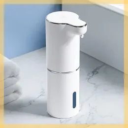 Liquid Soap Dispenser Foam Dispensers Bathroom Smart Washing Hand Machine With USB Charging White High Quality ABS Material