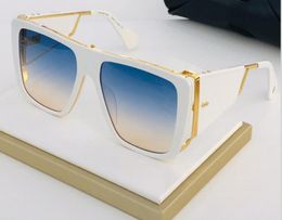 White One Sunglasses Yellow Gold Blue Gradient Sonnenbrille Women Men Fashion Sun Glasses occhiali da sole uv400 protection with b4663443