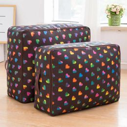 Storage Bags Quilt Organiser Oxford Bag Cartoon Washable Zipper Package