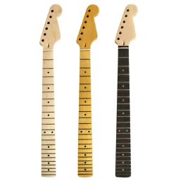 Guitar Maple Wood Guitar Neck Smooth Edge Rosewood Fretboard Electric Guitar Handle Kit